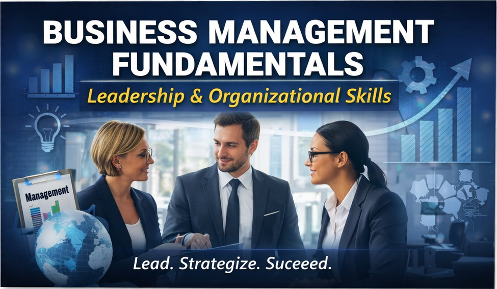 Business Management Fundamentals – Leadership & Organizational Skills